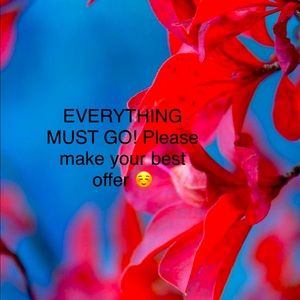 Everything must go!
